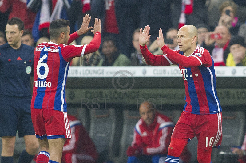 GER, DFB Pokal Halbfinale,  FC Bayern Muenchen vs. Borussia Dortmund