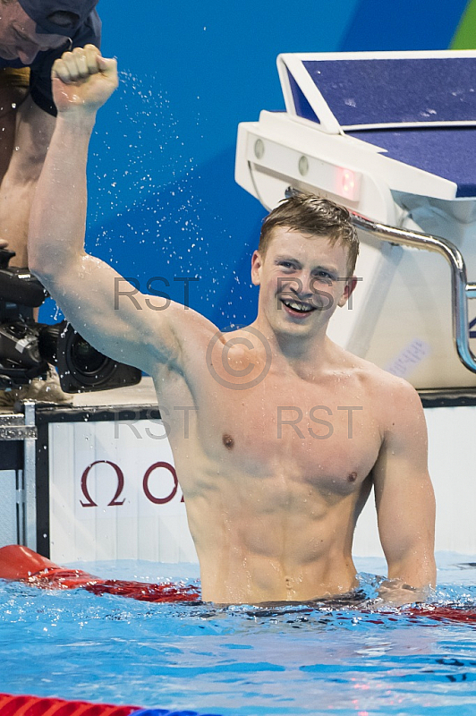 BRA, Olympia 2016 Rio, Schwimmsport FINALE - 100m Brust Maenner