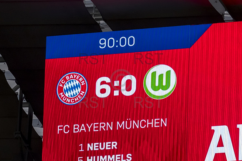 GER, 1.FBL,  FC Bayern Muenchen vs. VfL Wolfsburg