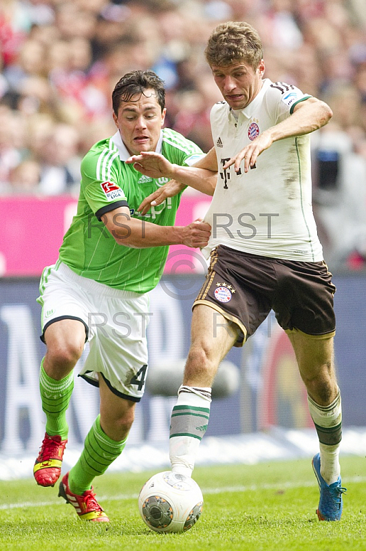 GER, 1.FBL,  FC Bayern Muenchen vs . VfL Wolfsburg