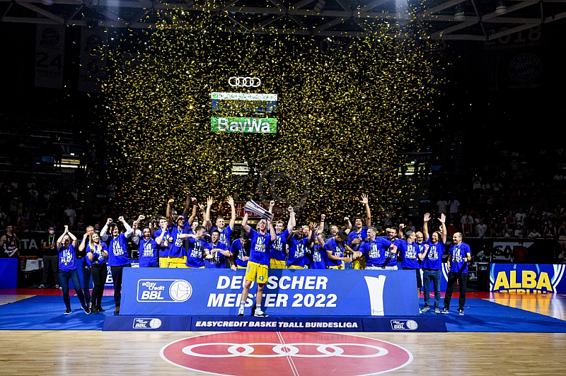 GER, easy credit BBl, Finale Spiel 4, FC Bayern Muenchen Basketball vs. Alba Berlin