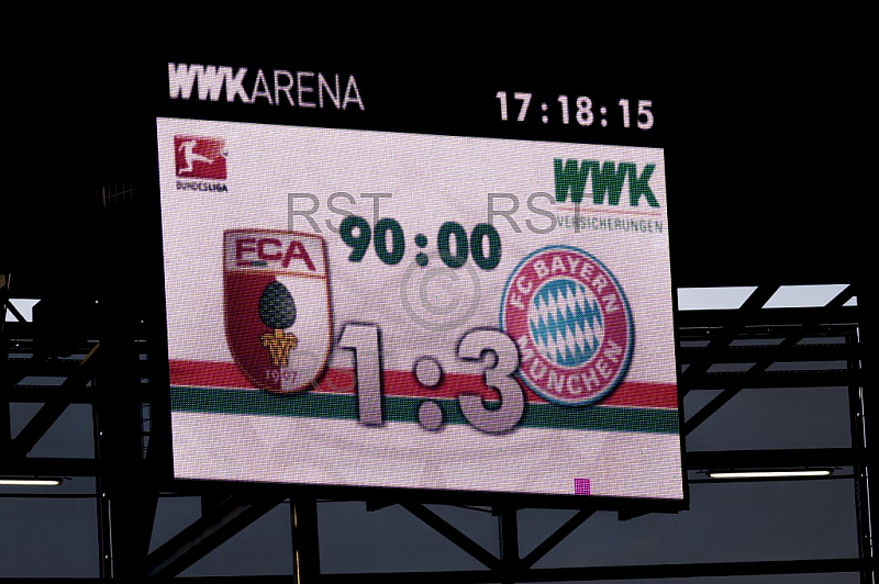 GER, 1.FBL,  FC Augsburg vs FC Bayern Muenchen