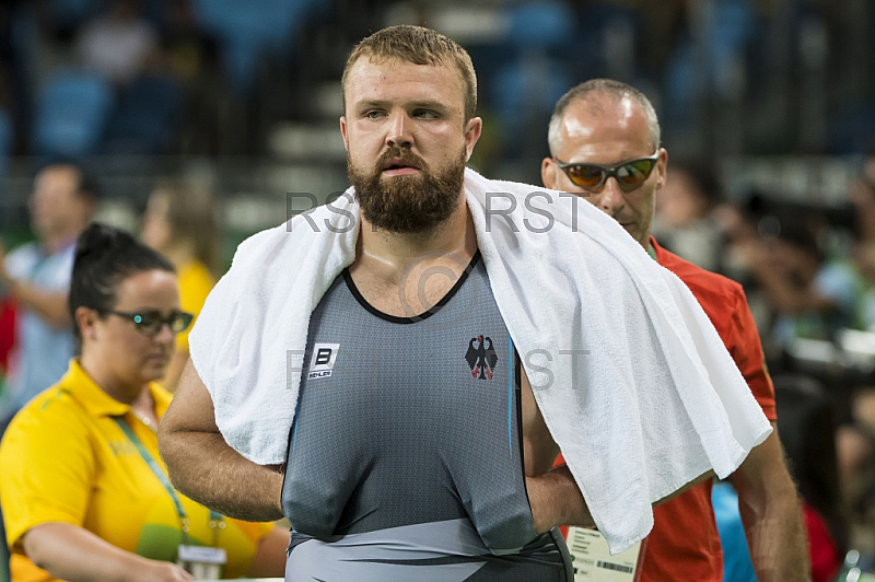 BRA, Olympia 2016 Rio, Kampfsport, Ringen 130kg , Bronze Medallien Kampf zwischen SHARIATI Sabah (AZE)  vs. POPP Eduard (GER) 