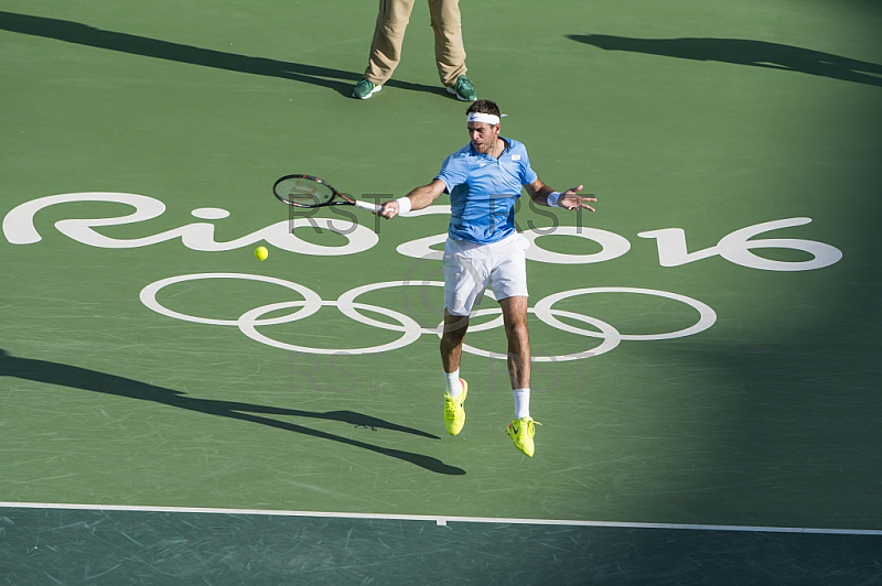 BRA, Olympia 2016 Rio, Tennis, Halbfinale Juan Martin Del Potro (ARG) vs. Rafael Nadal (ESP)