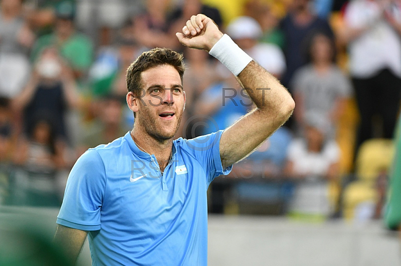 BRA, Olympia 2016 Rio, Tennis, Halbfinale Juan Martin Del Potro (ARG) vs. Rafael Nadal (ESP)