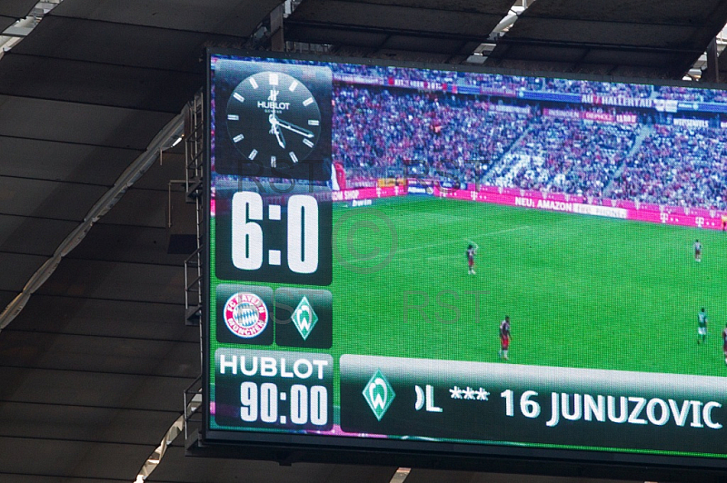 GER, 1.FBL,  FC Bayern Muenchen vs. SV Werder Bremen