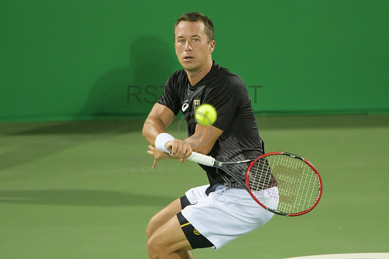 BRA, Olympia 2016 Rio, Tennis, Philipp Kohlschreiber (GER)  vs Guido Pella (ARG)