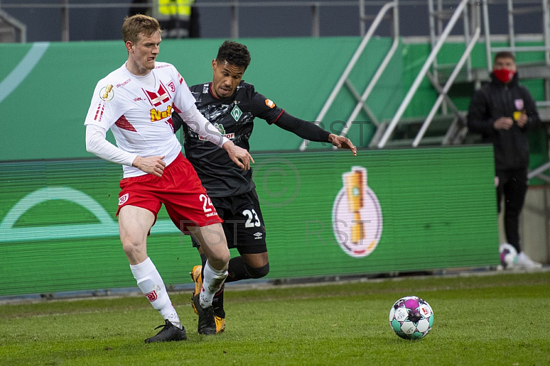 GER, DFB Pokal Viertelfinale, SSV Jahn Regensburg vs. SV Werder Bremen