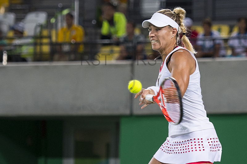 BRA, Olympia 2016 Rio, Tennis, Finale Monica Puig (PUR) vs. Angelique Kerber (GER) 