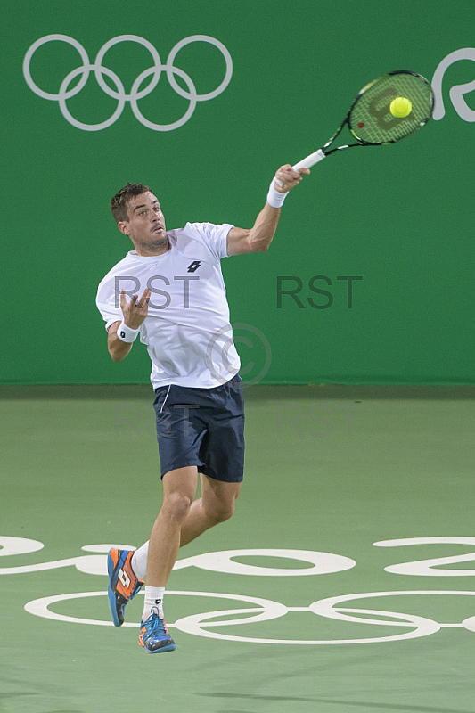 BRA, Olympia 2016 Rio, Tennis, Philipp Kohlschreiber (GER)  vs Guido Pella (ARG)