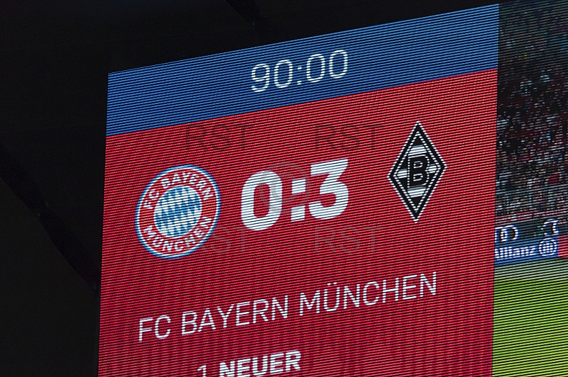 GER, 1.FBL,  FC Bayern Muenchen vs. Borussia Moenchengladbach