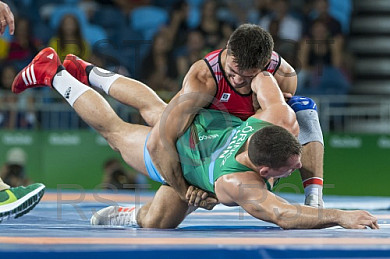 BRA, Olympia 2016 Rio, Kampfsport, Ringen 85kg , Bronze Medallien Kampf zwischen KUDLA Denis Maksymilian (GER)  vs. LORINCZ Viktor (HUN)