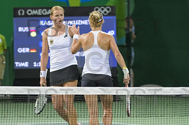 BRA, Olympia 2016 Rio, Tennis Doppel, D. Kasatkina (RUS) und S. Kuznetsova (RUS) vs. Anna-Lena Groenefeld  (GER) und Laura Siegemund (GER)