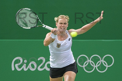 BRA, Olympia 2016 Rio, Tennis Doppel, D. Kasatkina (RUS) und S. Kuznetsova (RUS) vs. Anna-Lena Groenefeld  (GER) und Laura Siegemund (GER)