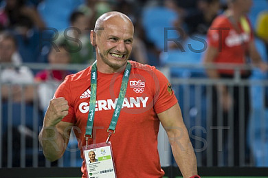 BRA, Olympia 2016 Rio, Kampfsport, Ringen 85kg , Bronze Medallien Kampf zwischen KUDLA Denis Maksymilian (GER)  vs. LORINCZ Viktor (HUN)