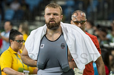 BRA, Olympia 2016 Rio, Kampfsport, Ringen 130kg , Bronze Medallien Kampf zwischen SHARIATI Sabah (AZE)  vs. POPP Eduard (GER) 